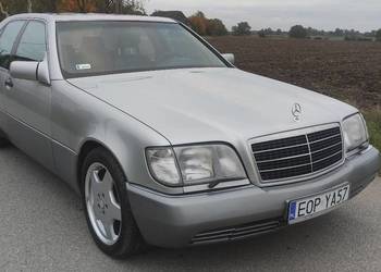 Zdrowy Mercedes W140 500SE 326km z LPG 1991r