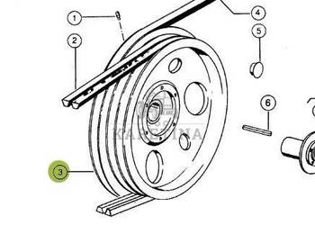 Claas Dominator 96 Koło Pasowe 0006030710 00 0603 071 0