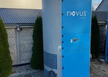 Odciąg dymu z hali, wieża wentylacyjna, filtrowentylacja Novus