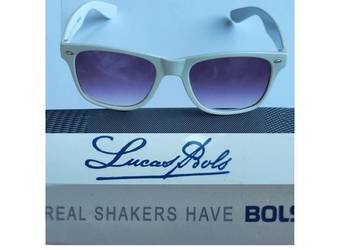 okulary przeciwsłoneczne  Lucas Bols wayfarer retro eleganckie vintage klas