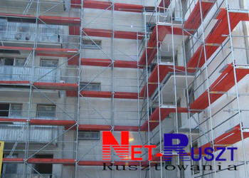 NOWE Rusztowanie fasadowe 78m²  typ plettac Elewacyjne