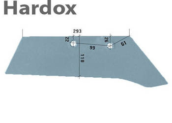 Lemiesz 300ha! HARDOX SSP160MB/P części do pługa RABEWERK