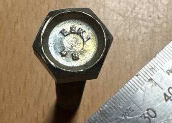 ESK ocynkowana złota śruba z DDR M8 x 5cm
