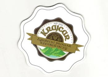 Krajcar - podstawka do piwa. Nr. 1.