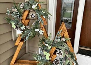 Drewniana choinka handmade!