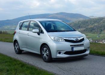 Samochód osobowy Subaru Trezia 1.3 99 KM 2012 benzyna manual klima srebrny