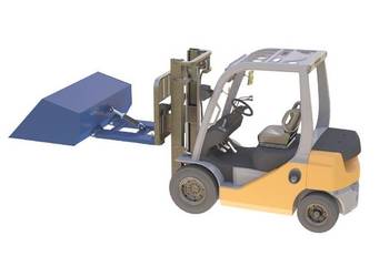Osprzęt do wózka widłowego - szufla hydrauliczna 750 L