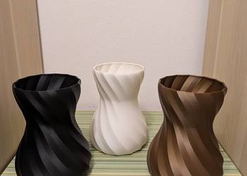 Wazony dekoracyjne nowoczesne 3D plastikowe
