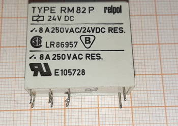 Przekaźnik RELPOL RM82P 24DC 8A 250VAC  1szt. (A76)