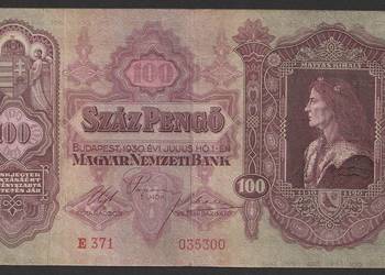 WĘGRY 100 PENGO 1930 - E -  035300