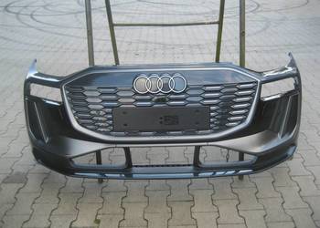 audi Q6 e tron s line 24-25r zderzak przedni atrapa kamera 6xpdc 85h807437b