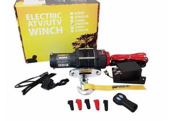 Wyciągarka Kangaroowinch K4000 12V liną syntetyczną uciąg 4000 lbs 1800 kg