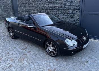 Mercedes CLK V6 kabriolet 145 000 km Avantgarde automat czarna skóra w209