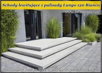 Palisada betonowa Forbet Lungo 120x45 / Grande 100x30 / kolory Bianco Nero