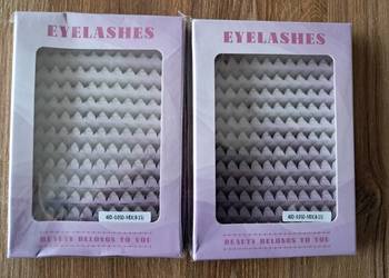 2 szt nowych zestawów rzęs 8-15 mm ,jedno pudełko jest trochę uszkodzone