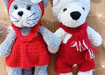 Maskotki na szydełku.
