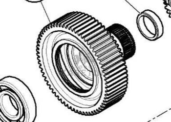 Massey Ferguson 5410 Koło Zębate Zębnik Zębatka Sprzęgła Skrzyni Biegów 65…