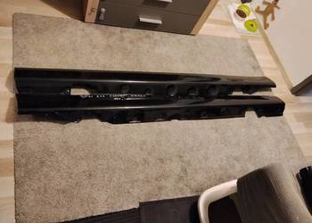 Nakładki progowe BMW E46 Compact kolor czarny Warszawa Mokotów.