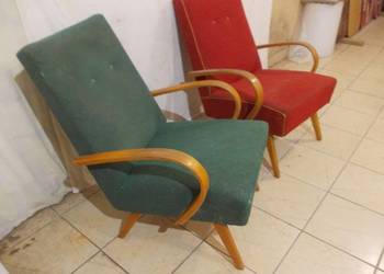 Stare fotel model 53, J. Smidek, Czechosłowacja, TON