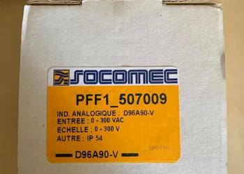 Socomec Woltomierz Voltomierz Panelowy D96A90-V 0-300VAC