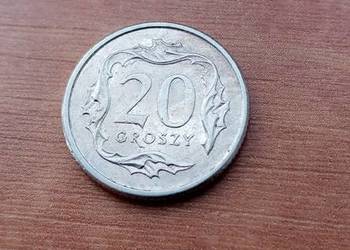 Moneta 20gr.z 2002 roku