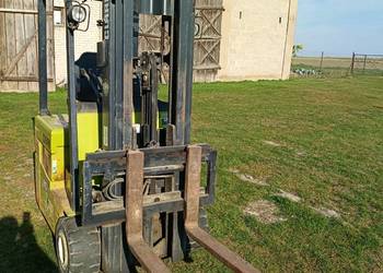 Wózek widłowy elektryczny Clark TMX 15s, triplex.