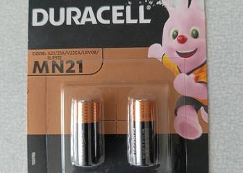 Specjalistyczna Bateria Duracell 12V P23GA 23A L1028 LRV08 MN21 2szt