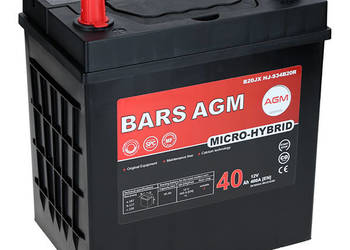 Akumulator Bars HYBRID AGM LINE 12V 40Ah 400A L+ BM40L