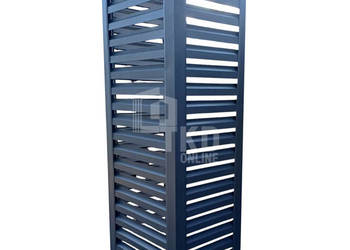 Osłona pompy ciepła 70x50x200 cm antracyt Zabudowa TKD303