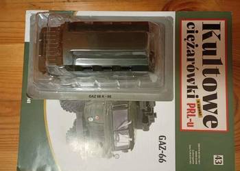 GAZ 66 K-66 wojskowy deagostini 1:43 Kultowe ciężarówki auta PRL KcP
