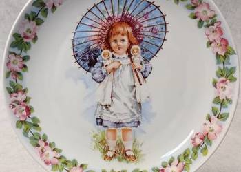 PORCELANOWY KOLEKCJONERSKI TALERZ Christineholm HOST Hóst Fyrklövern