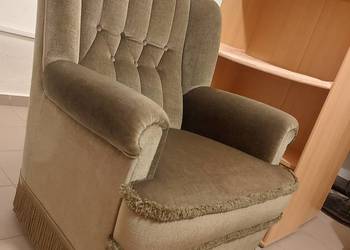 Sofa Fotele welurowe na kółkach