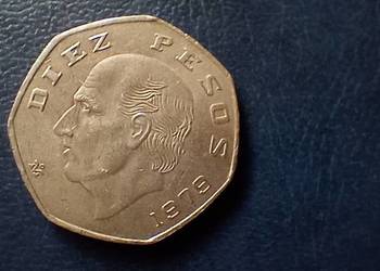 Stare monety 10 peso 1979 Meksyk