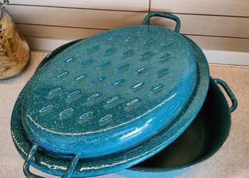 Gęsiarka brytfanna do pieczenia mięs PRL