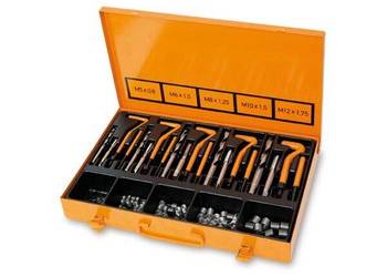 Zestaw do naprawy uszkodzonych gwintów wew. M5-M6-M8-M10-M12 BETA 437U/09