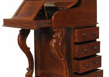 Nowy Stylowy Sekretarzyk Biurko Davenport wiktoriański - 80168