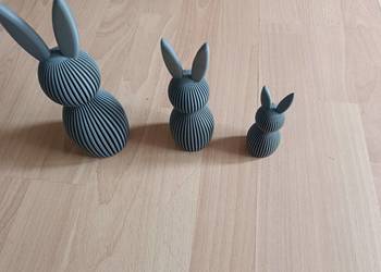 Zajączki wielkanocne wydrukowane.