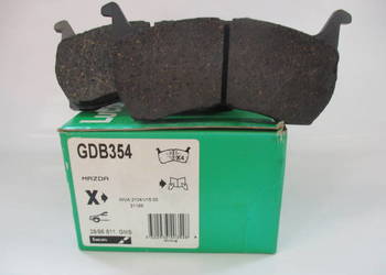 Klocki hamulcowe TRW GDB354 MAZDA 626 II 1.6, 2.0, 20D 83-87