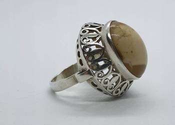 Sygnet z agatem antyk