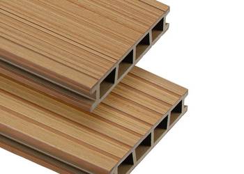 Deska tarasowa kompozytowa BERGDECK Pure Szczotkowana Teak 2,4m