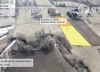 Działka budowlano-rolna 41 a w Łużnej, pow. gorlicki 1190S/2026