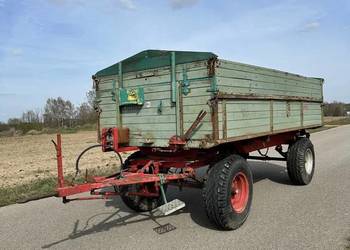 Niemiecka przyczepa rolnicza wywrotka LOHRENGEL 8T ZAREJESTROWANA