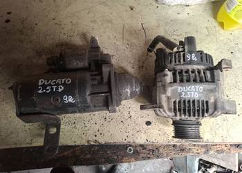 FIAT DUCATO 2,5 TD 2,5D rozrusznik alternator 94-02r
