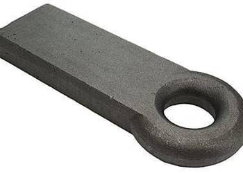 Ucho zaczepu ze wzmocnionym pierścieniem VLE2313