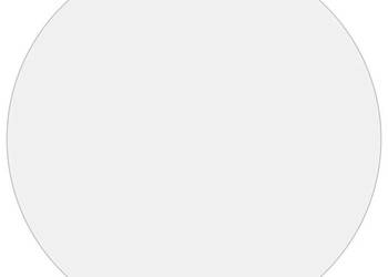 vidaXL Mata ochronna na stół, matowa, Ø 90 cm, 2 mm(SKU:288250)