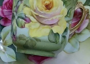 Beyer & Bock * Volkstedt - Rudolstadt * Duet Różany* Przepiękny!