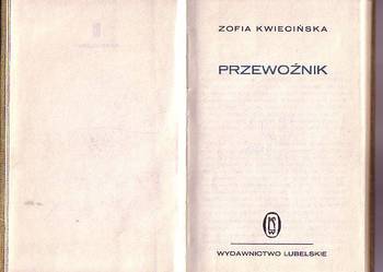 (6042) PRZEWOŹNIK  – ZOFIA KWIECIŃSKA