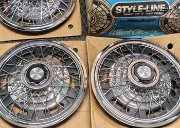 NOWE KOŁPAKI CHROM METAL SZPRYCHY USA 14" GMC CADILLAC BUICK OLDSMOBILE
