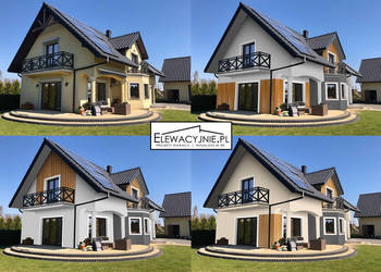 Projekt elewacji domu/ wizualizacje 3d / remont / malowanie