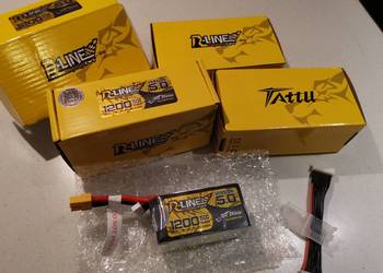 Akumulator LIPO Tattu 5.0 R-Line 1200mAh 6S 150C NOWY Krótki BALANSER